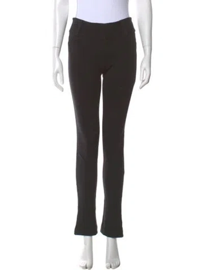 Pre-owned Alice And Olivia Straight Leg Pants In Gray