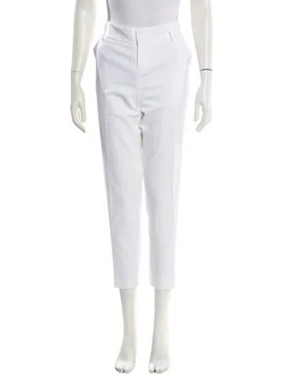 Pre-owned Alice And Olivia Straight Leg Pants In Neutral