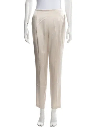 Pre-owned Alice And Olivia Straight Leg Pants In Neutral