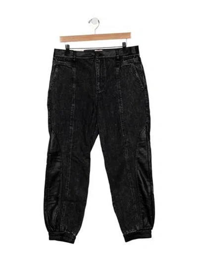 Pre-owned Alice And Olivia Straight Leg Pants W/ Tags In Black/grey