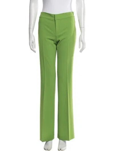 Pre-owned Alice And Olivia Straight Leg Pants W/ Tags In Green