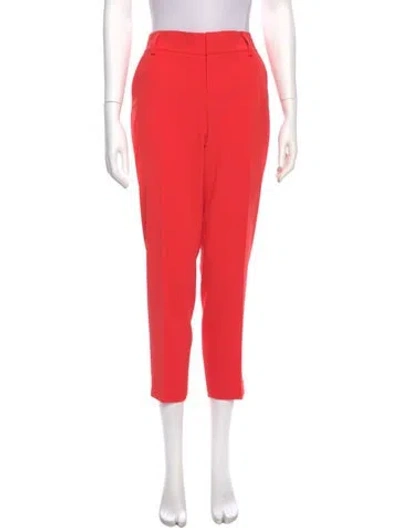 Pre-owned Alice And Olivia Straight Leg Pants W/ Tags In Orange