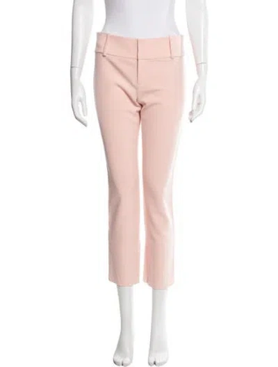 Pre-owned Alice And Olivia Straight Leg Pants W/ Tags In Pink