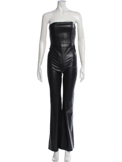 Pre-owned Alice And Olivia Strapless Jumpsuit In Black