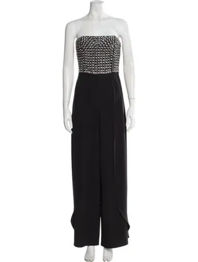 Pre-owned Alice And Olivia Strapless Jumpsuit In Gray