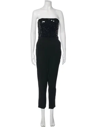 Pre-owned Alice And Olivia Strapless Jumpsuit In Green