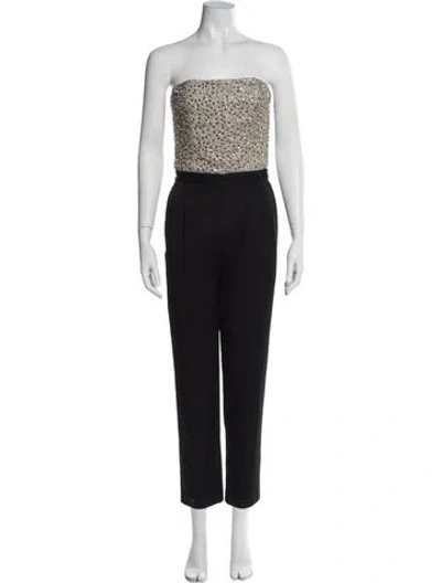Pre-owned Alice And Olivia Strapless Jumpsuit In Multi