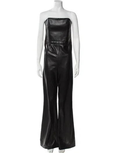 Pre-owned Alice And Olivia Strapless Jumpsuit W/ Tags In Black