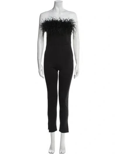 Pre-owned Alice And Olivia Strapless Jumpsuit W/ Tags In Black