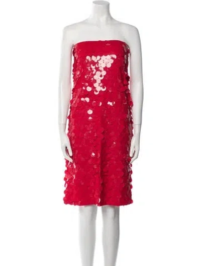 Pre-owned Alice And Olivia Strapless Mini Dress