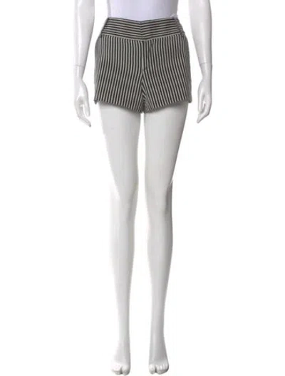 Pre-owned Alice And Olivia Striped Mini Shorts In Multi