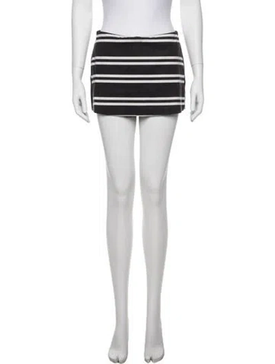 Pre-owned Alice And Olivia Striped Mini Shorts W/ Tags In Multi