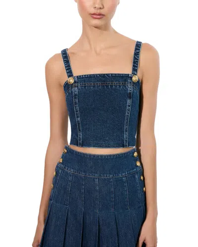 ALICE AND OLIVIA SUE CROPPED TOP