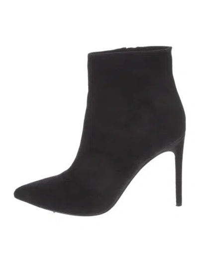Pre-owned Alice And Olivia Suede Boots In Black