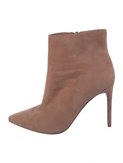 Pre-owned Alice And Olivia Suede Boots In Pink
