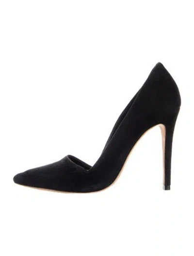 Pre-owned Alice And Olivia Suede Pumps In Blue