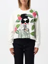 Alice And Olivia Alice + Olivia Cotton-blend Gleeson Sweatshirt In Fa01
