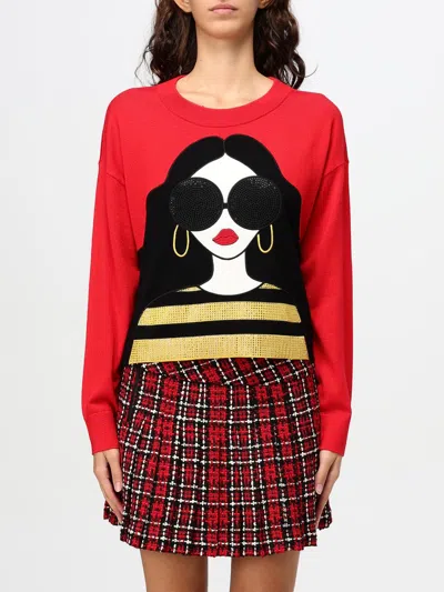 ALICE AND OLIVIA SWEATER ALICE+OLIVIA WOMAN COLOR RED,G16579014