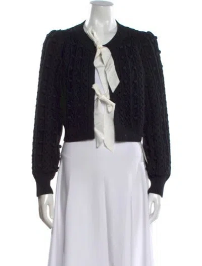 Pre-owned Alice And Olivia Sweater In Black