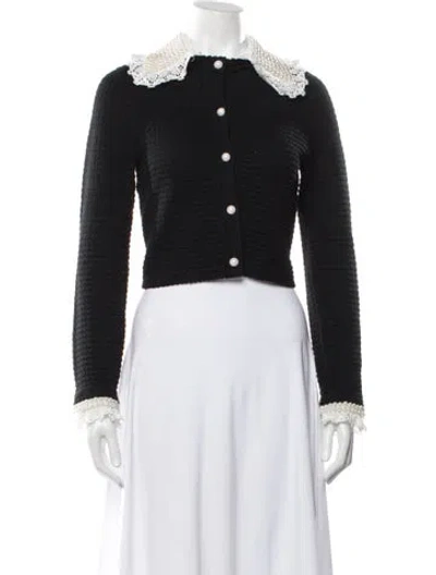 Pre-owned Alice And Olivia Sweater In Black