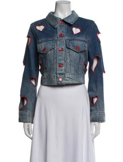 Pre-owned Alice And Olivia Sweater In Blue