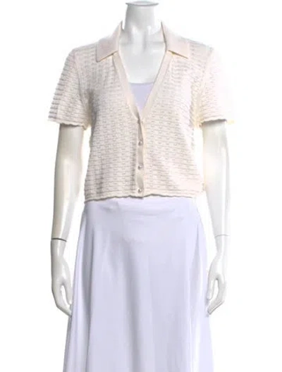 Pre-owned Alice And Olivia Sweater In Neutral