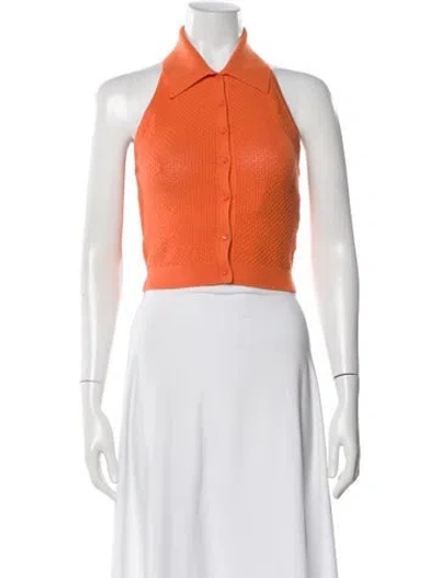 Pre-owned Alice And Olivia Sweater In Orange