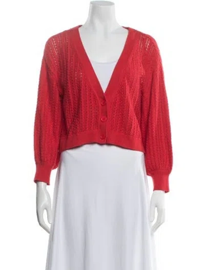 Pre-owned Alice And Olivia Sweater In Red