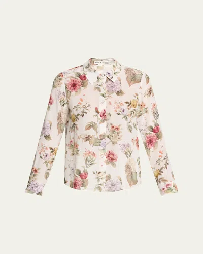 ALICE AND OLIVIA SWEET NOTHINGS WILLA PLACKET TOP