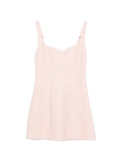 Alice And Olivia Sweetheart-neck Mini Dress In Pink