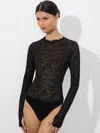 Alice And Olivia Taeyn Lace Bodysuit