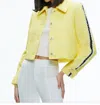 ALICE AND OLIVIA TAMMY 50S STYLE JACKET IN HAPPY YELLOW