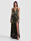 Alice And Olivia Tanesa Maxi Dress In Multi