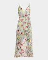 Alice And Olivia Alice + Olivia Tara Printed Long Dress In Dollhouse