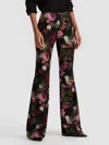 Alice And Olivia Teeny Bootcut Pant In Multi