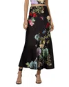 Alice And Olivia Floral-print Midi Skirt