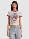 Alice And Olivia Tess Tee In Multi