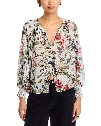 Alice And Olivia Thalia Button Front Blouse