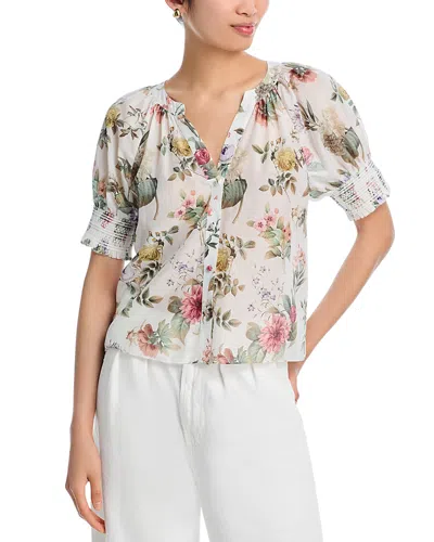 ALICE AND OLIVIA ALICE AND OLIVIA THALIA PUFF SLEEVE BLOUSE