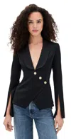 Alice And Olivia The Sculpt Blazer In Black