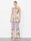 Alice And Olivia Thelma Jumpsuit In Day Dreamer