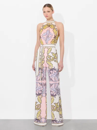Alice And Olivia Thelma Jumpsuit In Day Dreamer