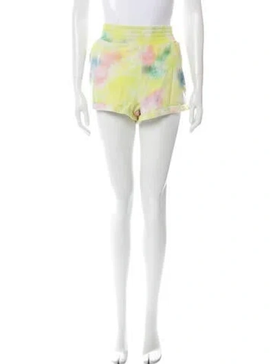 Pre-owned Alice And Olivia Tie-dye Print Lounge Set In Yellow