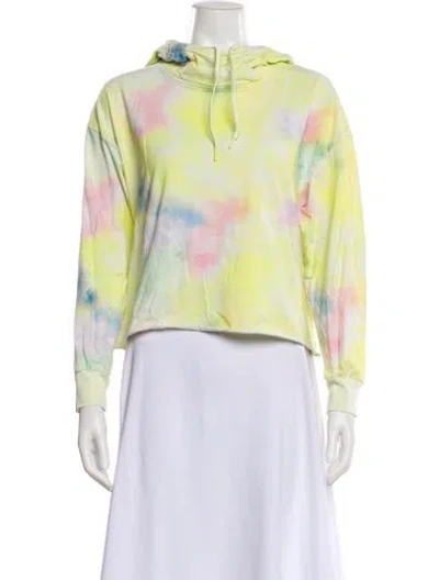 Pre-owned Alice And Olivia Tie-dye Print Pajamas In Green