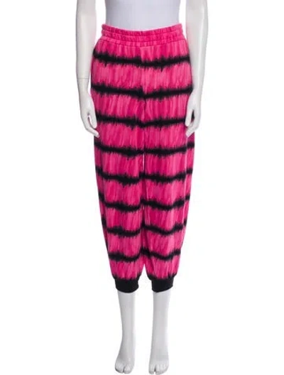 Pre-owned Alice And Olivia Tie-dye Print Sweatpants W/ Tags In Pink