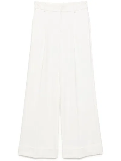 Alice And Olivia Tomasa Palazzo Pants In 白色