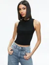Alice And Olivia Alice + Olivia Angelina Tank In Black