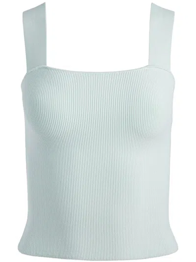 Alice And Olivia Torie Tank Top In Green