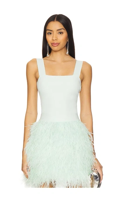 Alice And Olivia Torie Wide Strap Tank In 浪花