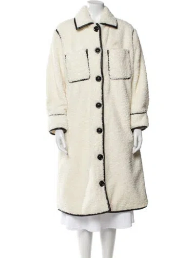 Pre-owned Alice And Olivia Trench Coat In Neutral